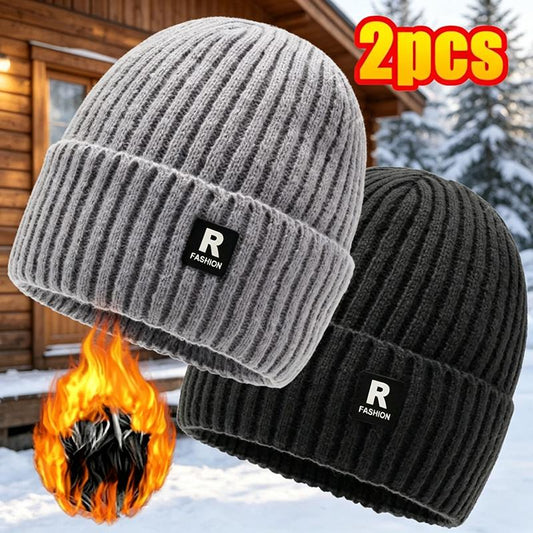 Soralise™ CozyFit Fleece Beanies — 2-Pack