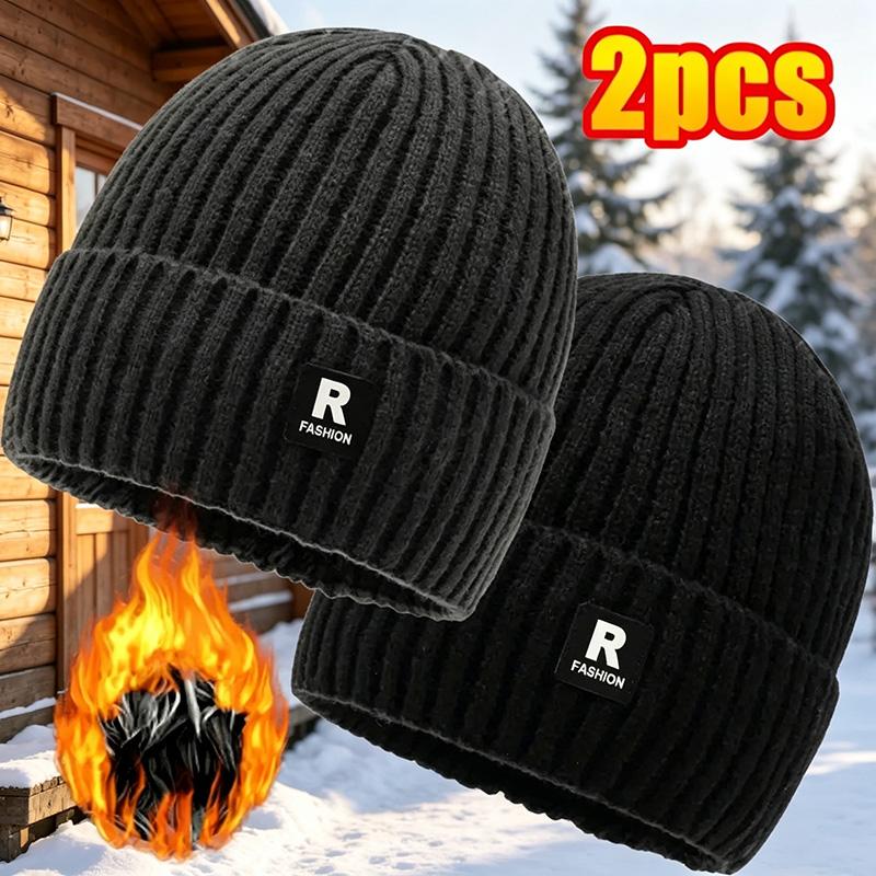 Soralise™ Gorros CozyFit de Forro Polar — Paquete de 2