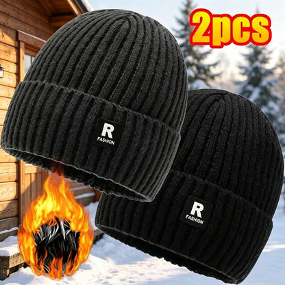 Soralise™ Gorros CozyFit de Forro Polar — Paquete de 2