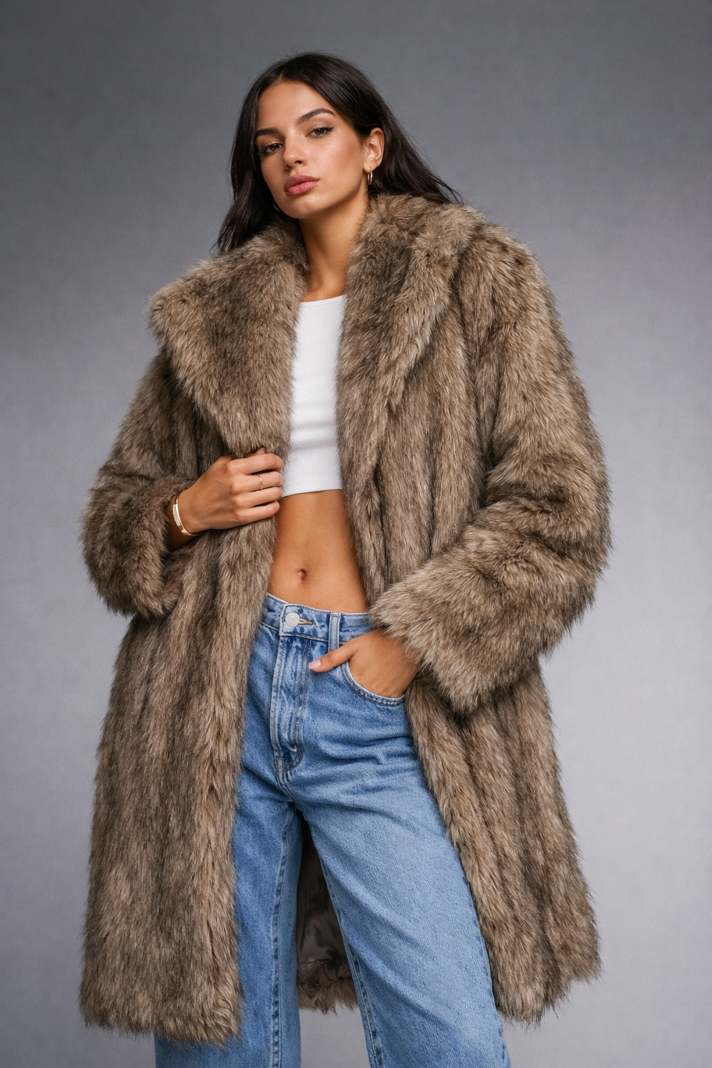Amour™ Faux Fur Coat