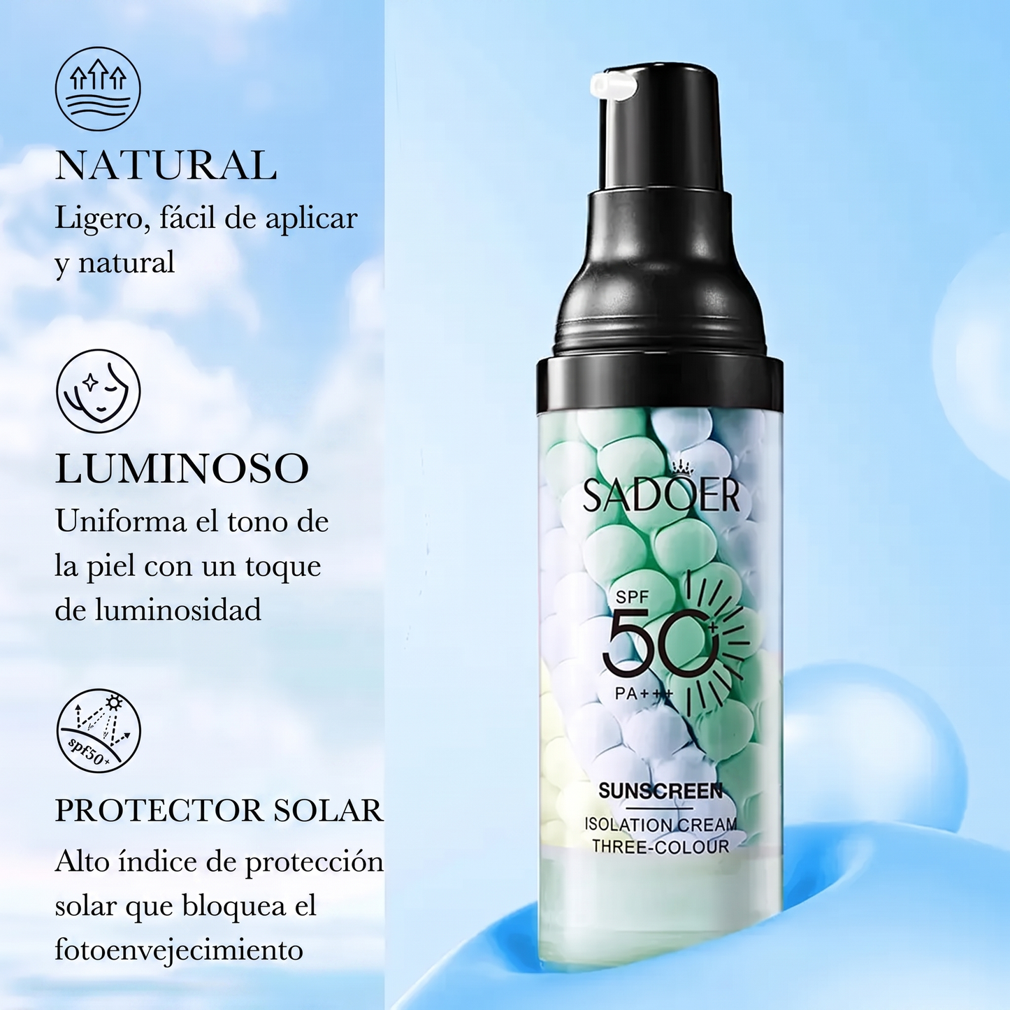 Soralise™ Primer Solar 3-en-1