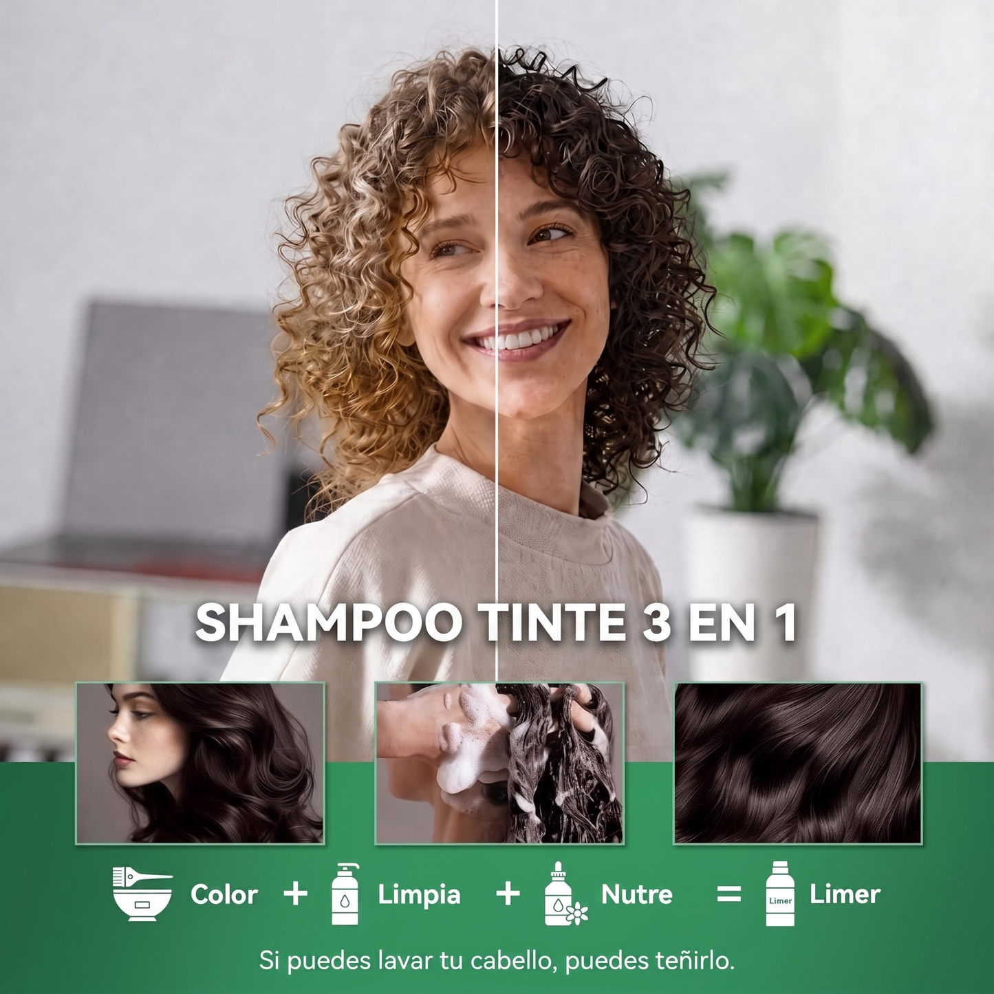 Soralise™ Shampoo Colorante 6 en 1