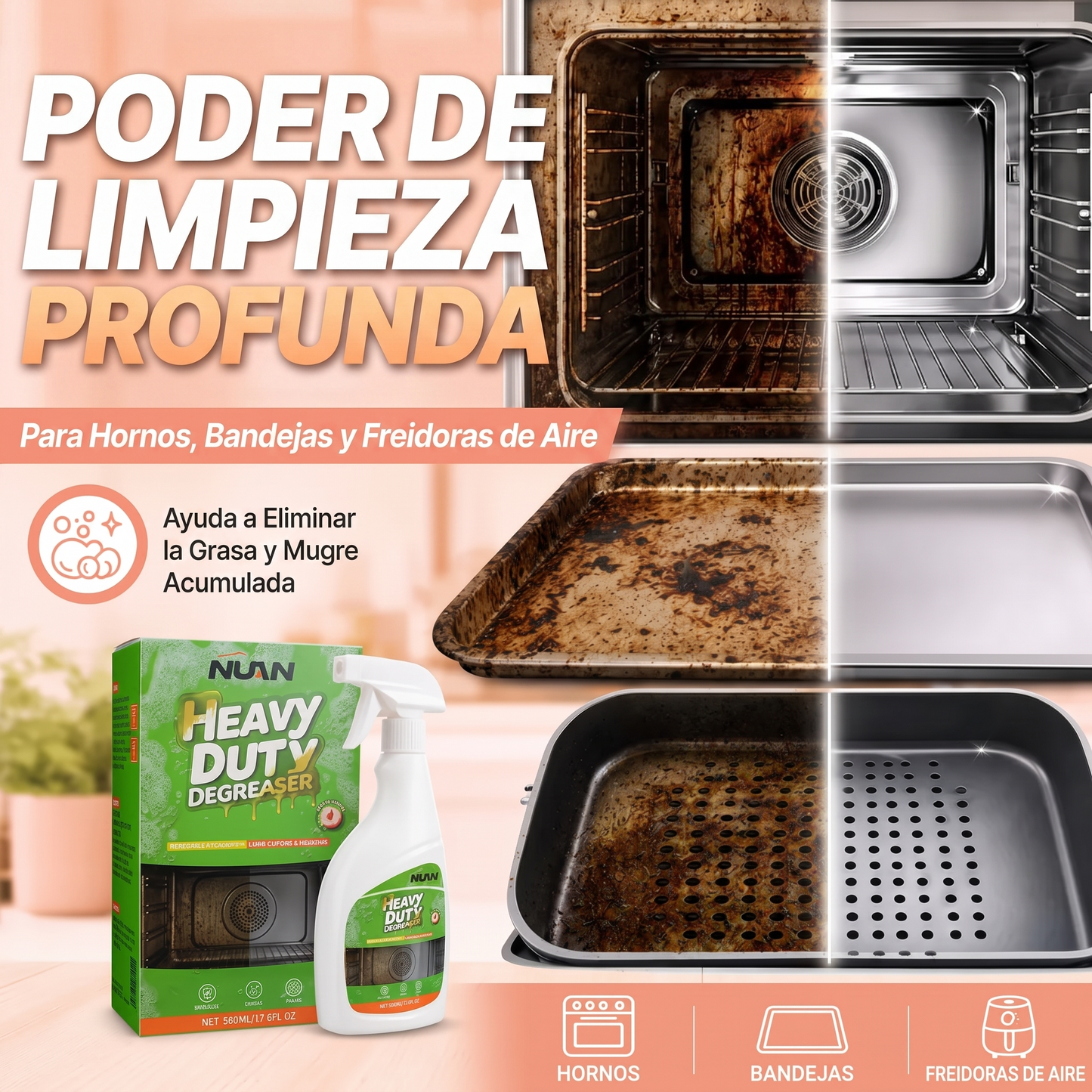 Soralise™ Desengrasante de Cocina Pro
